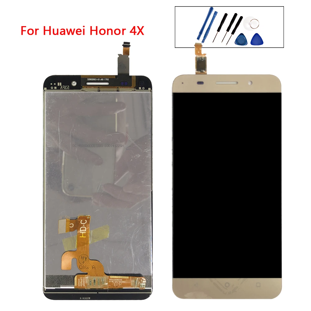 5 "для Huawei Honor 4X ЖК-дисплей кодирующий преобразователь сенсорного экрана в сборе