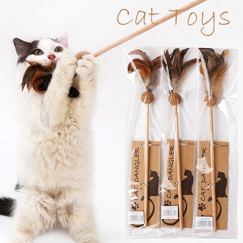 1PCS Hot Sale Cat Toys Make A Cat Stick Feather With Small Bell Catnip Molars Ball Like Birds Random Color Black Coloured Pole
1PCS Hot Sale Cat Toys Make A Cat Stick Feather With Small Bell Catnip Molars Ball Like Birds Random Color Black Coloured Pole