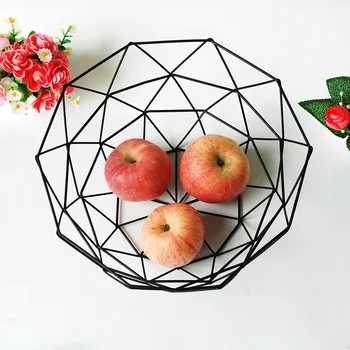 Vegetable Nordic Style Desktop Kitchen Storage Basket Hollowed Out Home Round Iron Wire Organizer Fruit Display Living Room
Vegetable Nordic Style Desktop Kitchen Storage Basket Hollowed Out Home Round Iron Wire Organizer Fruit Display Living Room