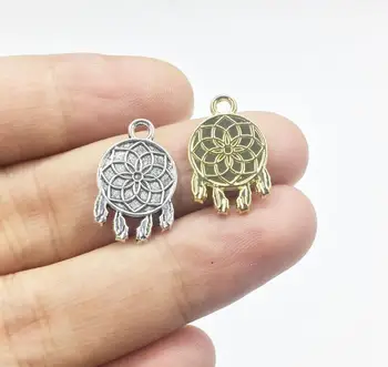 Eruifa 20pcs 12mm Mini Dreamcatcher gold/Silver plated Zinc alloy Charms Pendant Jewelry DIY Necklace Bracelet Earrings 2 colors
Eruifa 20pcs 12mm Mini Dreamcatcher gold/Silver plated Zinc alloy Charms Pendant Jewelry DIY Necklace Bracelet Earrings 2 colors