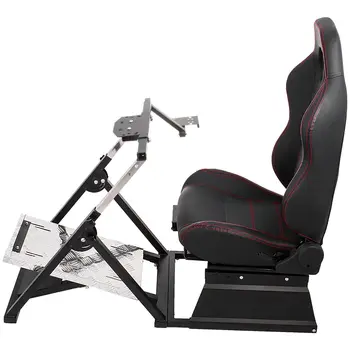 Simulator Cockpit Gaming Chair W/ Stand for Thrustmaster T500RS Logitech G27 G29
Simulator Cockpit Gaming Chair W/ Stand for Thrustmaster T500RS Logitech G27 G29