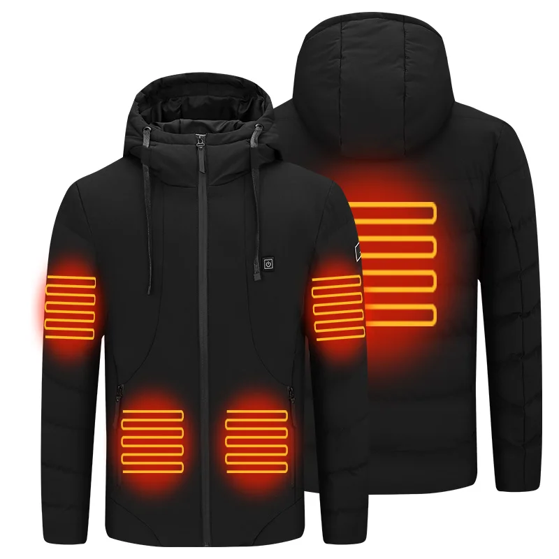 5 Place Heated Jacket Fashion Men Coat Intelligent USB Electric Heating Thermal Warm Clothes Winter Heated coat
5 Place Heated Jacket Fashion Men Coat Intelligent USB Electric Heating Thermal Warm Clothes Winter Heated coat