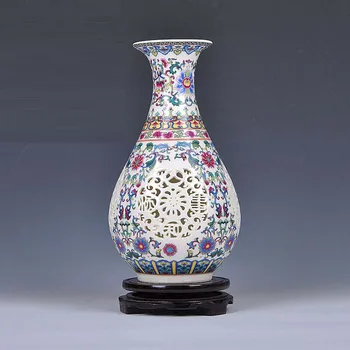 JINGDEZHEN CERAMICS HOLLOWED BLUE AND WHITE VASE LIVING ROOM DECORATION MODERN SIMPLE HOME DECORATIONS WEDDING GIFTS
JINGDEZHEN CERAMICS HOLLOWED BLUE AND WHITE VASE LIVING ROOM DECORATION MODERN SIMPLE HOME DECORATIONS WEDDING GIFTS