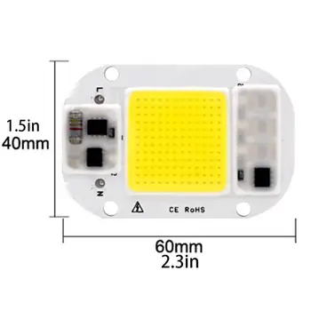 Anti-surge 2500V Upgrade AC 20W-50W Driver-free COB Surface Light Source 220V High Voltage LED Lamp Beads
Anti-surge 2500V Upgrade AC 20W-50W Driver-free COB Surface Light Source 220V High Voltage LED Lamp Beads