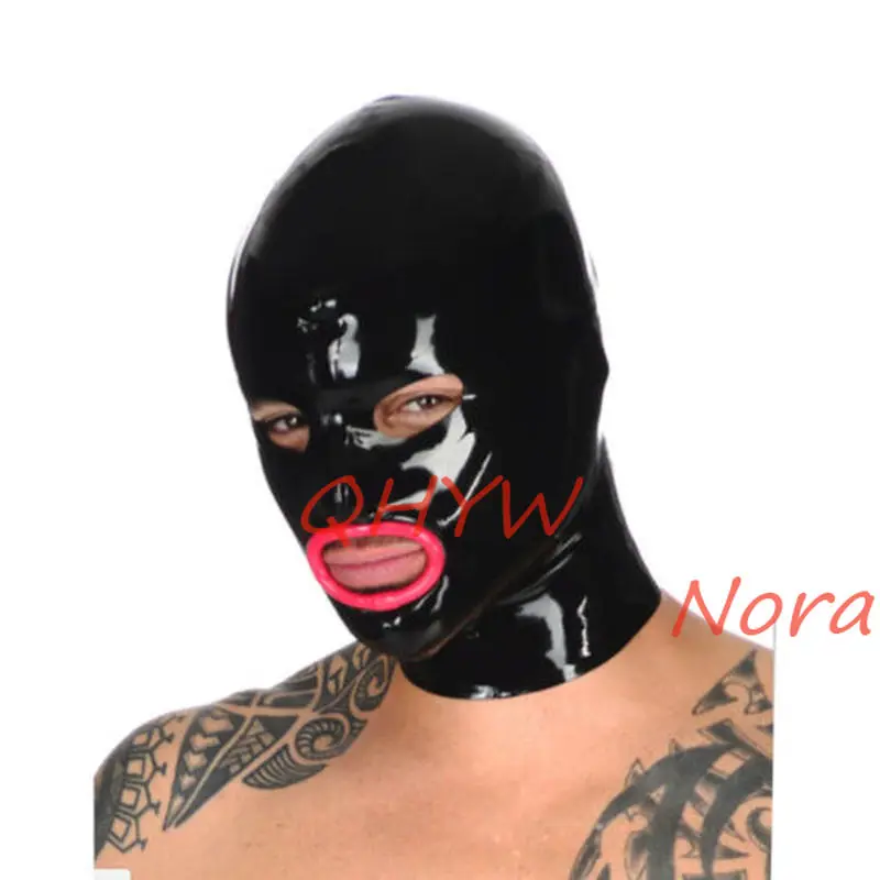 Natural Latex Face Mask Hood FOR MEN Cosplay Costumes Fetish Cosplay Mask with Red Mouth Circle Back Zipper Club Wear
Natural Latex Face Mask Hood FOR MEN Cosplay Costumes Fetish Cosplay Mask with Red Mouth Circle Back Zipper Club Wear