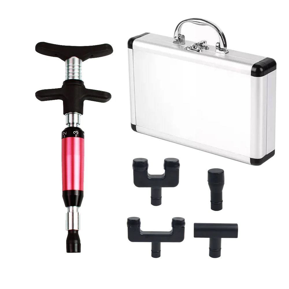 Manual Chiropractic Gun Correction Adjusting Tool Spinal Massager 6 Levels Spine Activator Hammer Correction Instrument
Manual Chiropractic Gun Correction Adjusting Tool Spinal Massager 6 Levels Spine Activator Hammer Correction Instrument