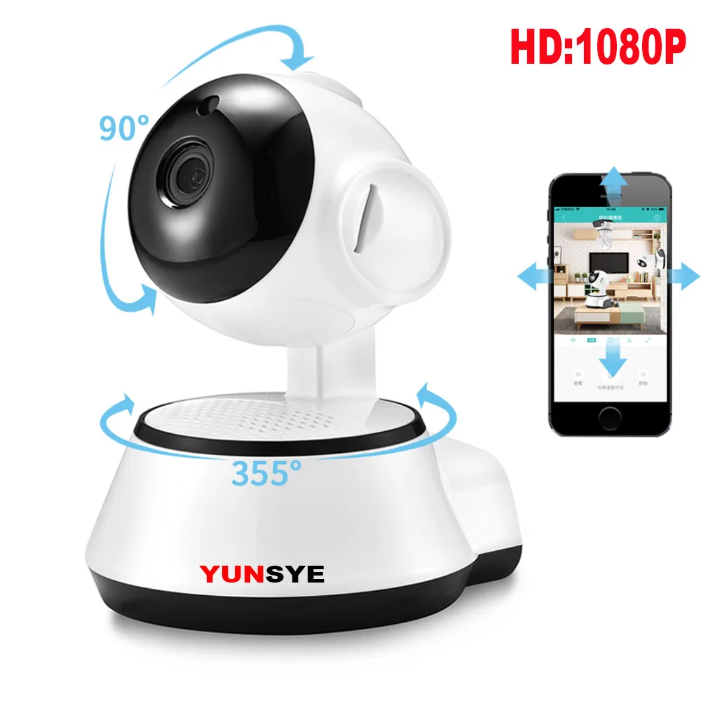 YUNSYE Baby Monitor 720P Mini Wifi IP Camera Nightvision Two Way Audio Motion Detection Remote Access Pan/Tilt Camera V380
YUNSYE Baby Monitor 720P Mini Wifi IP Camera Nightvision Two Way Audio Motion Detection Remote Access Pan/Tilt Camera V380