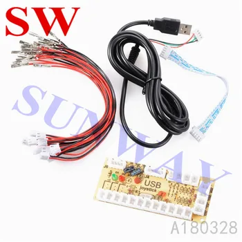 Zero Delay USB Arcade Encoder for Mame Jamma Fight Stick Controls DIY Arcade Game Kit Parts PC Joystick Control DIY Arcade