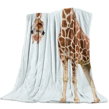 Flannel Blanket for Bed Giraffe Probe Throw Blanket Portable Soft Blanket Warm Sofa Bed Sheets Blanket for Picnic
Flannel Blanket for Bed Giraffe Probe Throw Blanket Portable Soft Blanket Warm Sofa Bed Sheets Blanket for Picnic
