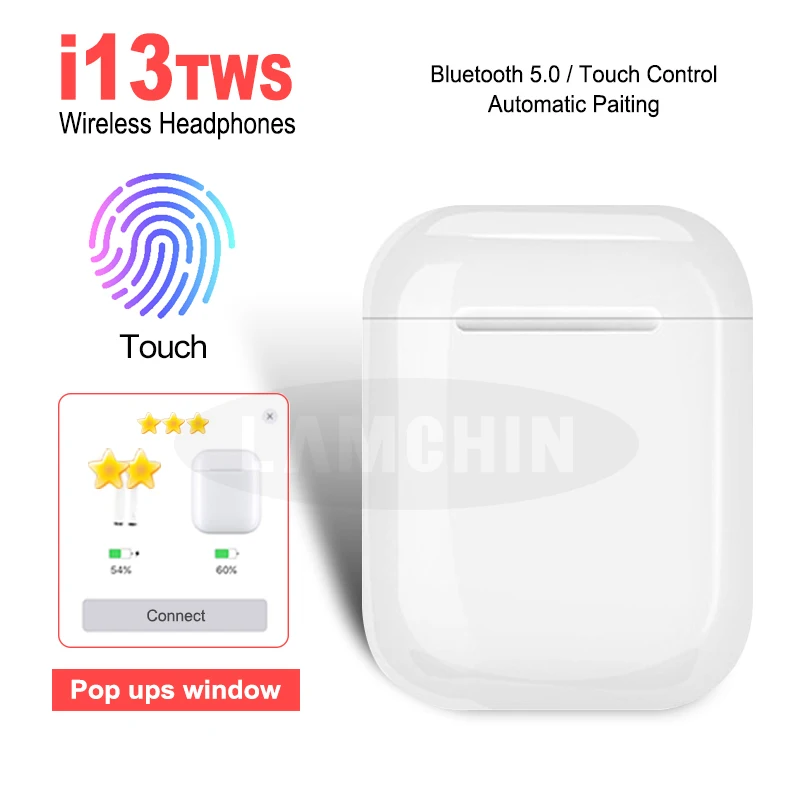 i13 tws Wireless Bluetooth Sport Earphones Touch Control Earphone Bluetooth 5.0 Earbuds For All Smart Phone With Charging Box
i13 tws Wireless Bluetooth Sport Earphones Touch Control Earphone Bluetooth 5.0 Earbuds For All Smart Phone With Charging Box