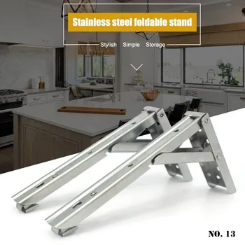 New Foldable Tripod 8-14 Inch Stainless Steel L Type Angle Code 90 Degrees Right Angle Thickening Fixed Holders Wall Rack Holder
New Foldable Tripod 8-14 Inch Stainless Steel L Type Angle Code 90 Degrees Right Angle Thickening Fixed Holders Wall Rack Holder