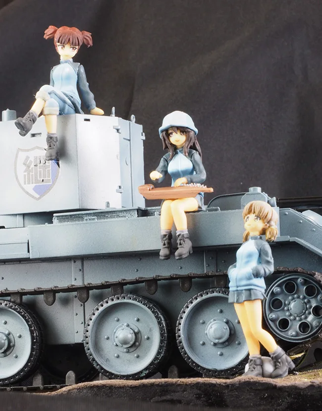 1/35 в сборе Набор фигурок из смолы 3 девочки (Без майки)|Наборы для сборки моделей| |