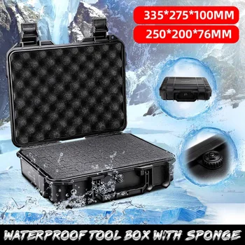 Black Protective Instrument Tool Box Shockproof Toolbox Sealed Tool Case Waterproof Impact Resistant Storage Suitcase Sponge
Black Protective Instrument Tool Box Shockproof Toolbox Sealed Tool Case Waterproof Impact Resistant Storage Suitcase Sponge