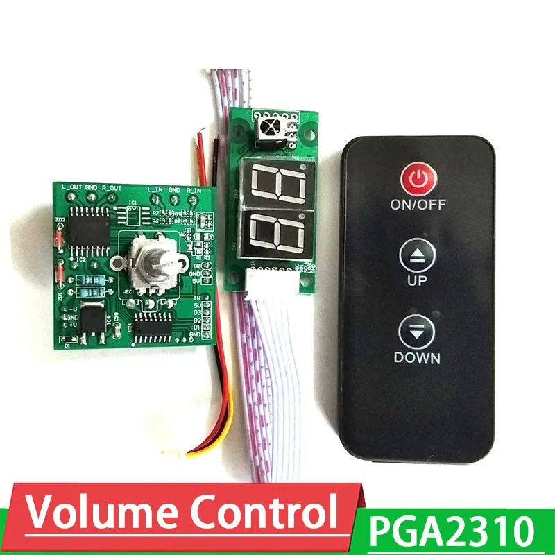 

PGA2310 high-end volume control board Digital Potentiometer + LED display + remote control FOR POWER Amplifier audio