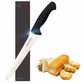 Sedge Serrated Bread Knife - SP Series - German 1.4116 High Carbon Stainless Steel Kitchen Knife - Ergonomic Handle - 10''
Sedge Serrated Bread Knife - SP Series - German 1.4116 High Carbon Stainless Steel Kitchen Knife - Ergonomic Handle - 10''