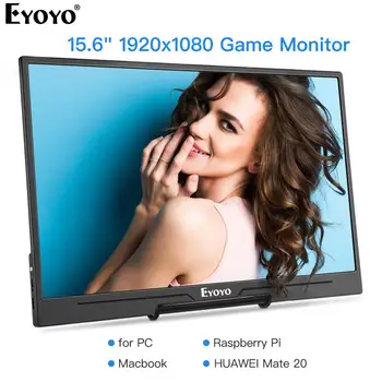 Eyoyo EM15H Portable Gaming Monitor 15.6" with USB-C HDMI 1080P HDR Display Second Screen for Laptop PC Xbox PS3/4 WiiU Switch
Eyoyo EM15H Portable Gaming Monitor 15.6" with USB-C HDMI 1080P HDR Display Second Screen for Laptop PC Xbox PS3/4 WiiU Switch