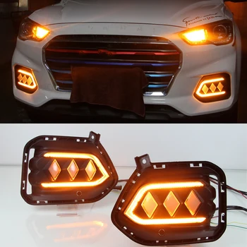 CSCSNL 1 Pair LED Daytime Running Light 12V DRL LED Fog Lamp with yellow signal night blue For Hyundai IX35 2018 2019
CSCSNL 1 Pair LED Daytime Running Light 12V DRL LED Fog Lamp with yellow signal night blue For Hyundai IX35 2018 2019
