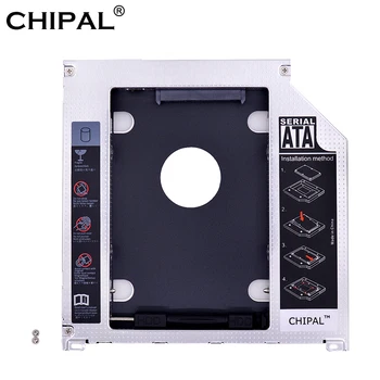CHIPAL 2nd HDD SSD Hard Drive Caddy Aluminum Optibay 9.5mm SATA 3.0 Enclosure Case for Macbook Pro 13" 15" 17" CD ROM SuperDrive
CHIPAL 2nd HDD SSD Hard Drive Caddy Aluminum Optibay 9.5mm SATA 3.0 Enclosure Case for Macbook Pro 13" 15" 17" CD ROM SuperDrive