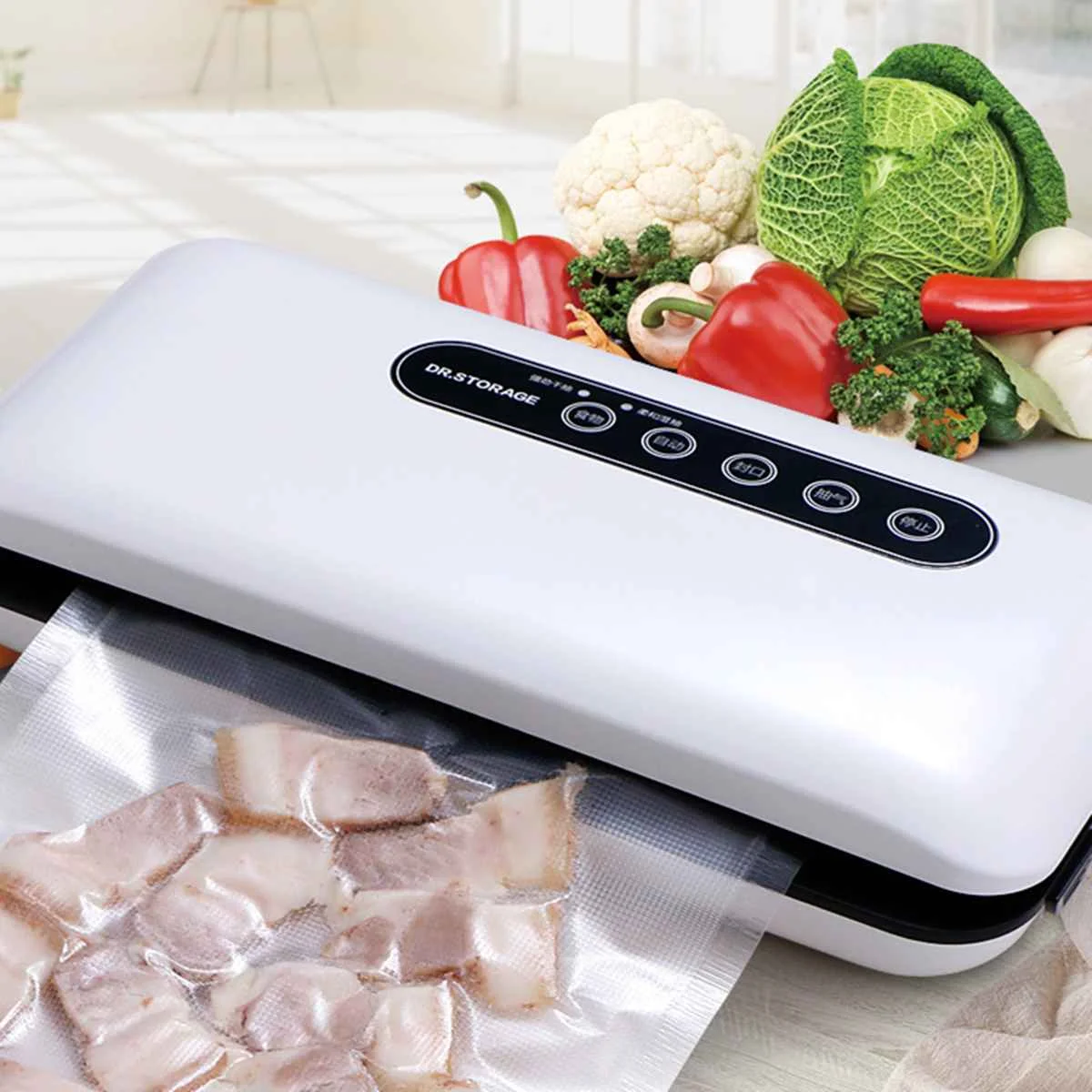 Mini Automatic Vacuum Sealer Packer Vacuum Air Sealing Packing Machine For Food Preservation Packaging Machine Film Sealer
Mini Automatic Vacuum Sealer Packer Vacuum Air Sealing Packing Machine For Food Preservation Packaging Machine Film Sealer