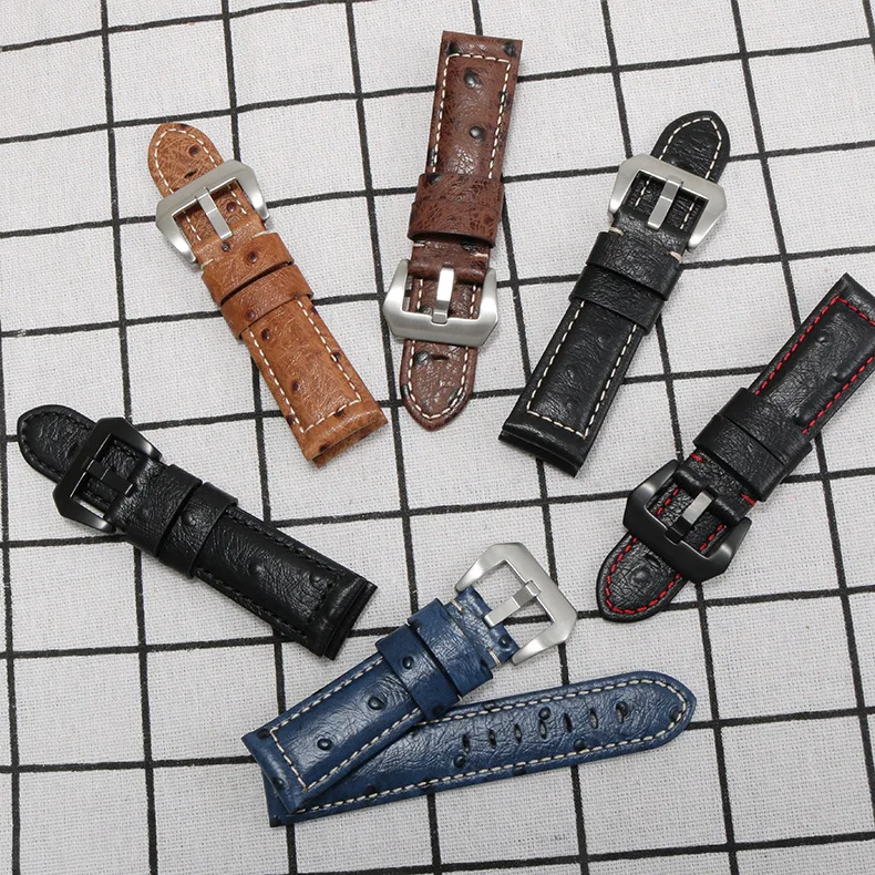 24mmm Ostrich Grain Genuine Leather Watch Band Alternative Tissot T035 614A T035 627A
24mmm Ostrich Grain Genuine Leather Watch Band Alternative Tissot T035 614A T035 627A