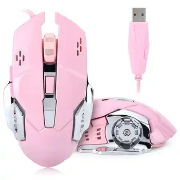 Wired Gaming Mouse Comfortable 800/1000/2400/3200DPI Adjustable Mouse Computer Game Tool for Windows XP
Wired Gaming Mouse Comfortable 800/1000/2400/3200DPI Adjustable Mouse Computer Game Tool for Windows XP