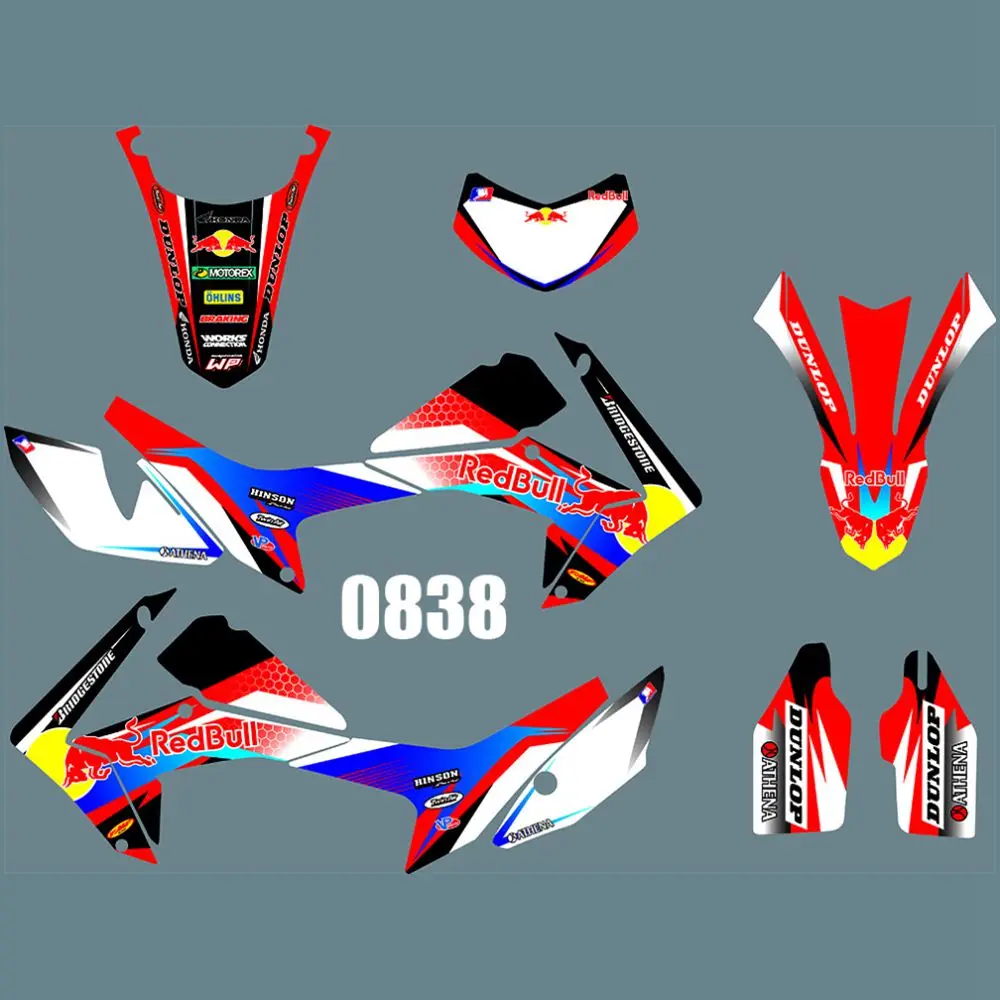 New Bull Full Graphics Decals Stickers Custom Number Name Glossy Bright Stickers Waterproof for HONDA CRF250L 2012-2018
New Bull Full Graphics Decals Stickers Custom Number Name Glossy Bright Stickers Waterproof for HONDA CRF250L 2012-2018
