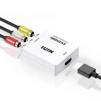 AV to HDMI Converter Composite Audio And Video (CVBS) to HDMI Red Yellow and White Lotus to HDMI For DVD HDTV TV PC
AV to HDMI Converter Composite Audio And Video (CVBS) to HDMI Red Yellow and White Lotus to HDMI For DVD HDTV TV PC