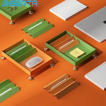 JINSERTA Metal Storage Tray Jewelry Display Plate Multifunctional Desktop Stationery Storage Box Pen Holder Sundries Decor Tray 
JINSERTA Metal Storage Tray Jewelry Display Plate Multifunctional Desktop Stationery Storage Box Pen Holder Sundries Decor Tray
