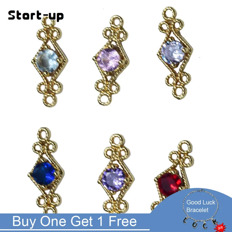 10Pcs/Lot Aceesorries Connection Alloy Rhombus Glass Accessories Curved Crystal Loop Earring Findings
10Pcs/Lot Aceesorries Connection Alloy Rhombus Glass Accessories Curved Crystal Loop Earring Findings