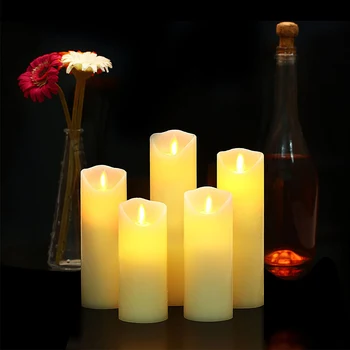 5Pcs/Set Remote Control LED Flameless Candle Lights New Year Candles Battery Powered Led Tea Lights Easter Candle decorations
5Pcs/Set Remote Control LED Flameless Candle Lights New Year Candles Battery Powered Led Tea Lights Easter Candle decorations