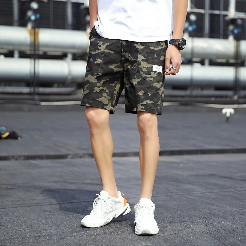 Фото Cotton Camouflage Shorts Men Clothing 2020 Work Out for Summer Cargo Homme Casual Straight Male Tactical Short Pan | Мужская одежда