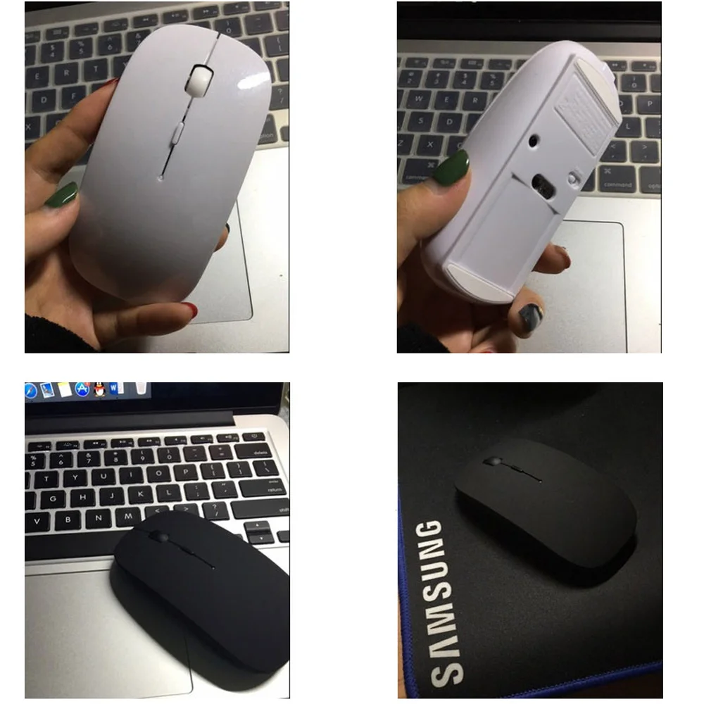 Silent Wireless Rechargeable Mouse Wireless Mouse