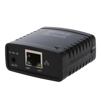 Print Server USB 2.0 Ethernet Network LPR for LAN Ethernet Networking Printers Share black
Print Server USB 2.0 Ethernet Network LPR for LAN Ethernet Networking Printers Share black