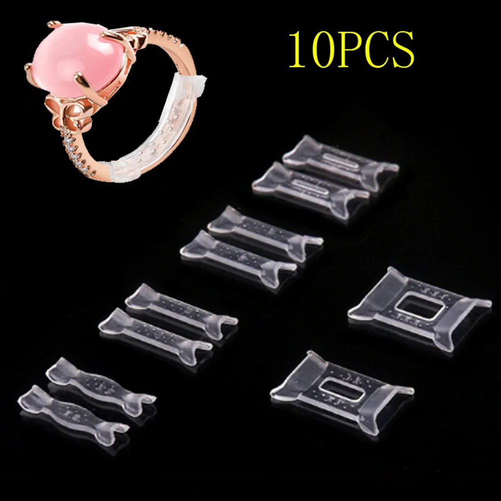 10Pcs Invisible Ring Size Adjuster for Loose Rings Anti Skid Ring Adjuster Fit Any Rings Assorted Sizes Ring Accessories
10Pcs Invisible Ring Size Adjuster for Loose Rings Anti Skid Ring Adjuster Fit Any Rings Assorted Sizes Ring Accessories