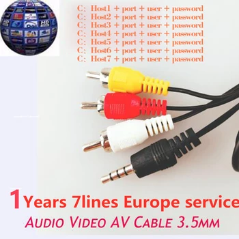 Europe 7 Clines Ccccam europe 7lines 1 Year for Europe Spain Germany for DVB S2 V7 V8 S9 MINI Full HD satellite tv receiver BOX
Europe 7 Clines Ccccam europe 7lines 1 Year for Europe Spain Germany for DVB S2 V7 V8 S9 MINI Full HD satellite tv receiver BOX