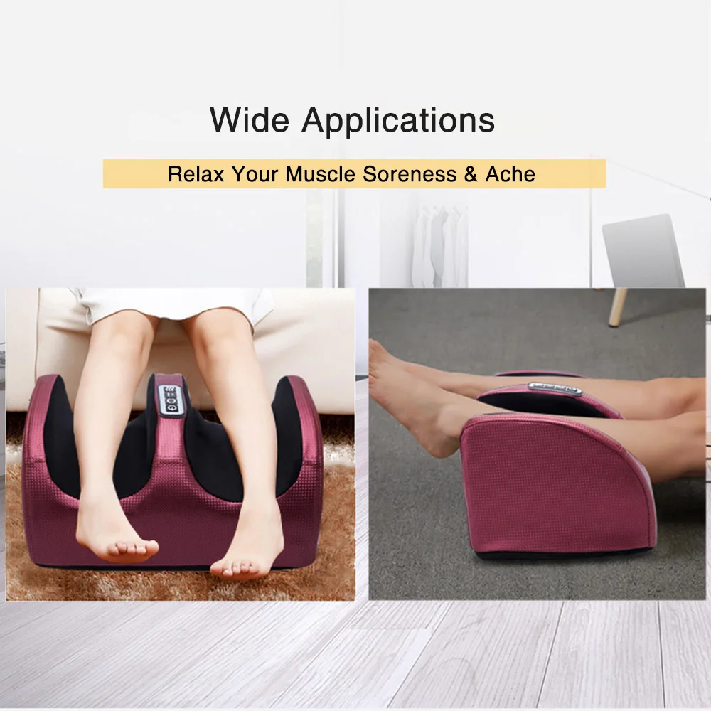 Electric Foot Massager Calf Leg Heating Massage Machine Heating Therapy Foot Kneading Relax Hot Compression Foot Care Device Electric Foot Massager Calf Leg Heating Massage Machine Heating Therapy Foot Kneading Relax Hot Compression Foot Care Device