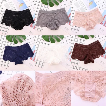 6 pcs/lot 2019 New Sexy Lace Panties Hollow Out Briefs for Women Solid Ladies Girl Underwear Female Intimates Boxers Boyshorts
6 pcs/lot 2019 New Sexy Lace Panties Hollow Out Briefs for Women Solid Ladies Girl Underwear Female Intimates Boxers Boyshorts