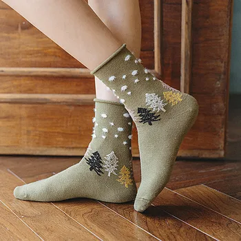 Fashion Rolled Print socks Cotton Mid Tube Casual Christmas Polka Dot Socks moda feminina calcetines calze donna Socquette new
Fashion Rolled Print socks Cotton Mid Tube Casual Christmas Polka Dot Socks moda feminina calcetines calze donna Socquette new