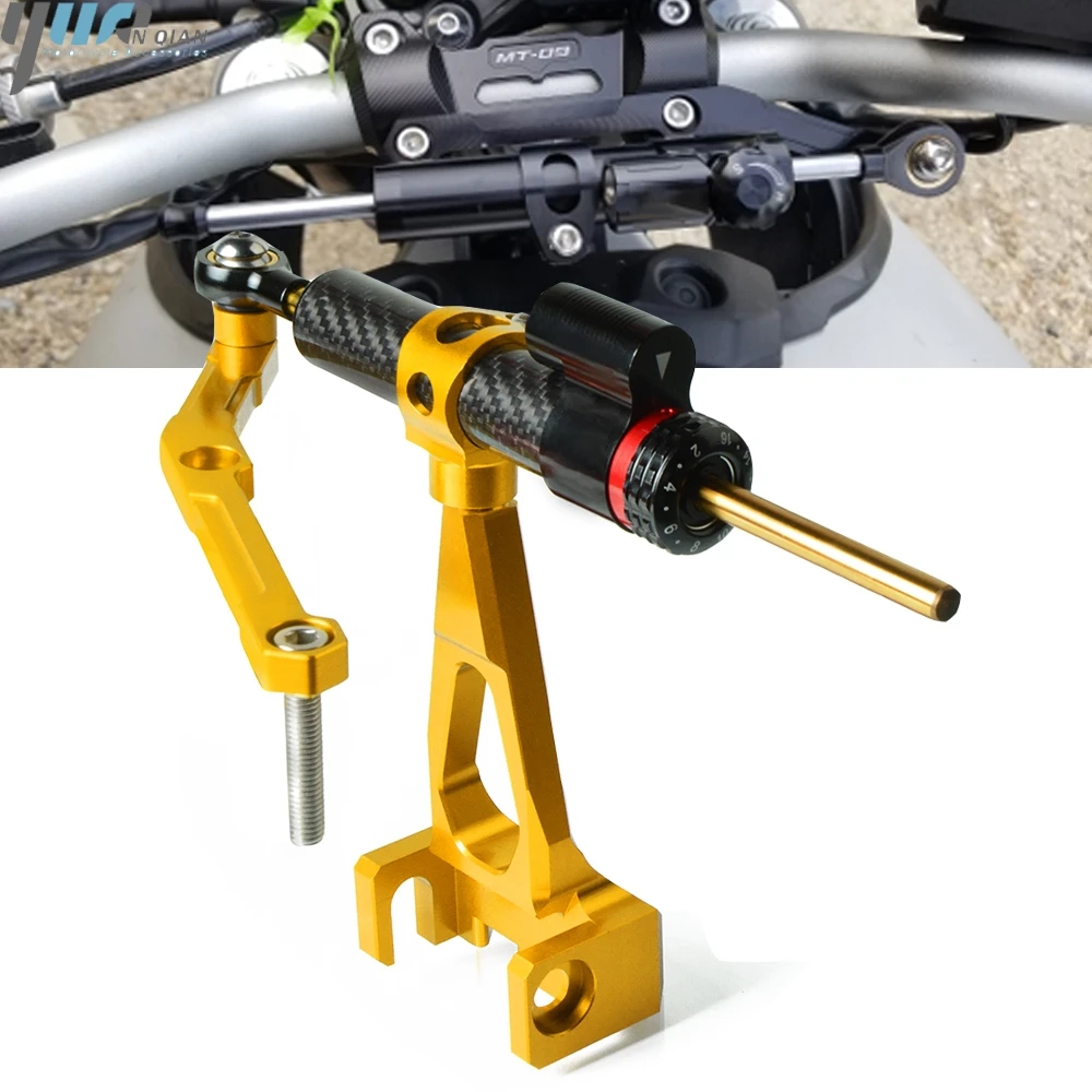 Motorcycle Carbon fiber Adjustable steering Stabilize damper Mounting Bracket Kit For YAMAHA FZ 09 FZ09 2013-2016 2017 2018 2019
Motorcycle Carbon fiber Adjustable steering Stabilize damper Mounting Bracket Kit For YAMAHA FZ 09 FZ09 2013-2016 2017 2018 2019