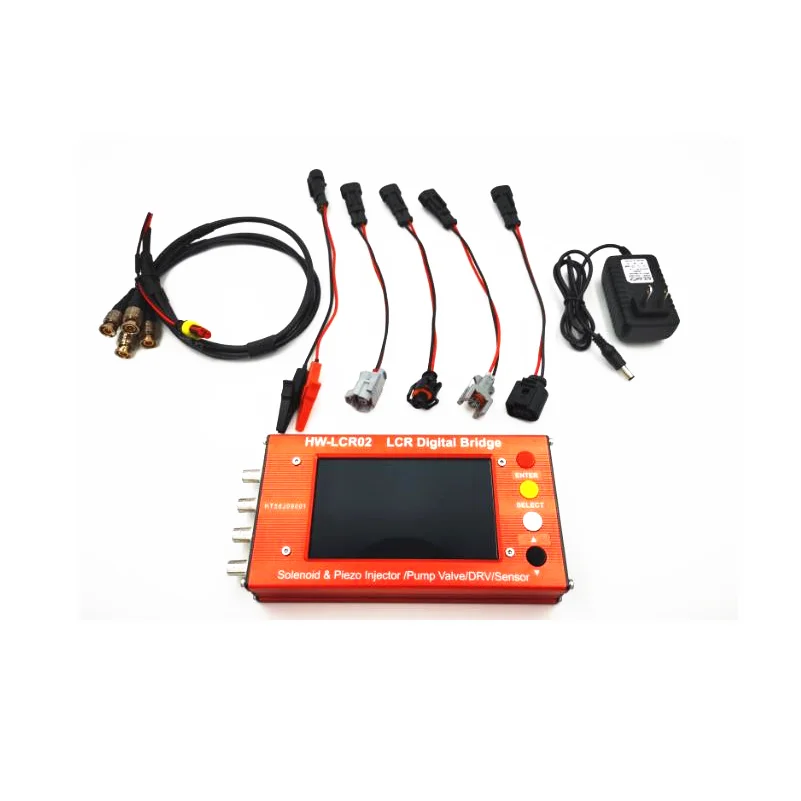 LCR02 common rail various electromagnetic injectors test EUI/EUP ZME and DRV valves injector LCR tester
LCR02 common rail various electromagnetic injectors test EUI/EUP ZME and DRV valves injector LCR tester