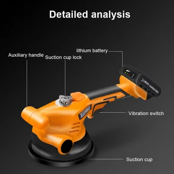 Tile Ceramic Vibration Leveling Machine Three-speed with LED Power Charging Wall Tile and Floor Tile Vibration Flat Tile Machine
Tile Ceramic Vibration Leveling Machine Three-speed with LED Power Charging Wall Tile and Floor Tile Vibration Flat Tile Machine