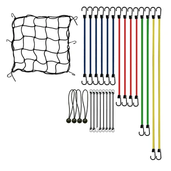 1 Set/28pcs Elastic String Rubber Durable Multi-Functional Portable Bundling Rope Hook Rubber Band With Hook For Yard Climbing
1 Set/28pcs Elastic String Rubber Durable Multi-Functional Portable Bundling Rope Hook Rubber Band With Hook For Yard Climbing