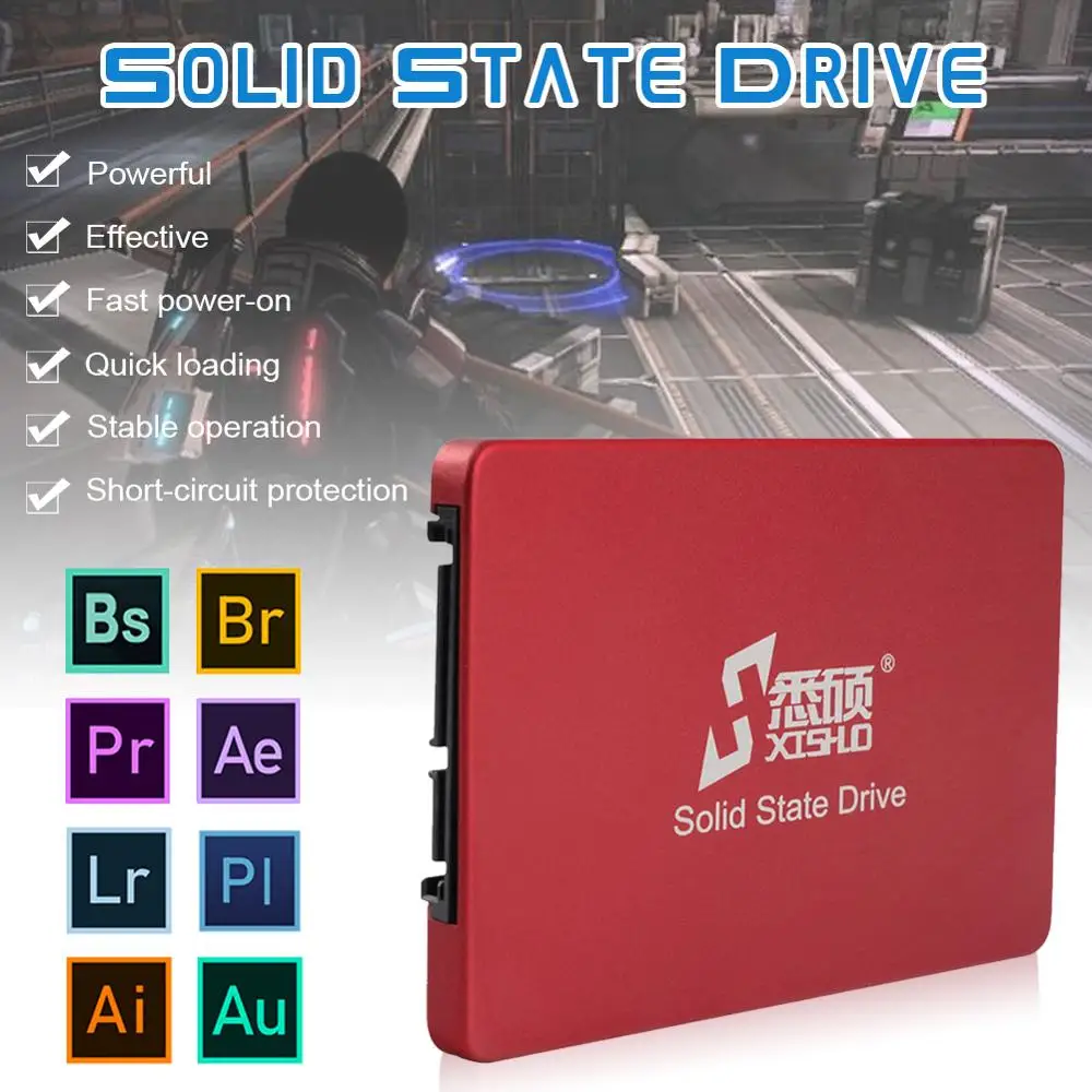 Solid State Drive 60G-256G SSD 2.5 inch Desktop Notebook Universal Internal Solid State Drive for Laptop Computer speed up
Solid State Drive 60G-256G SSD 2.5 inch Desktop Notebook Universal Internal Solid State Drive for Laptop Computer speed up