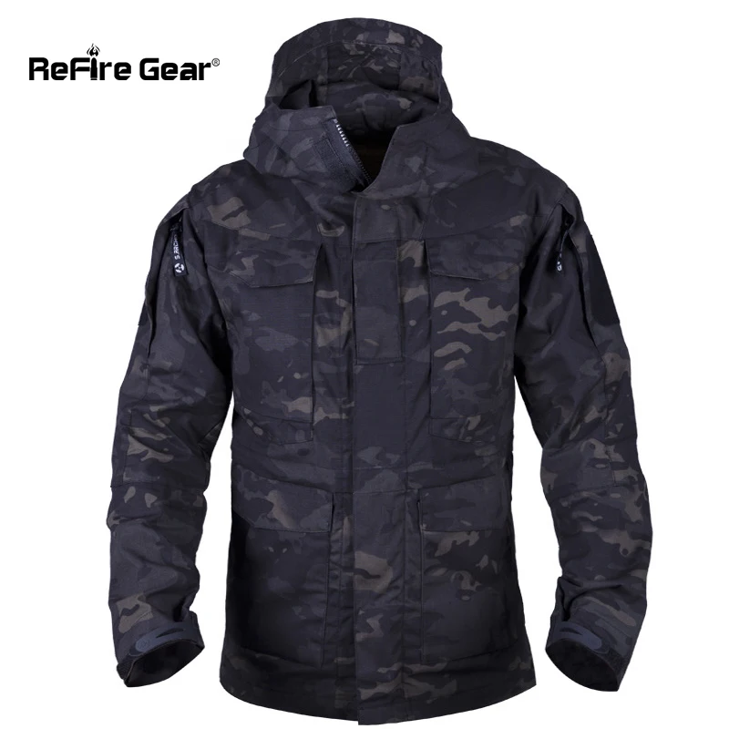 ReFire Gear M65 Army Clothes Tactical Windbreaker Men Winter Autumn Waterproof Flight Pilot Coat Hoodie Military Field Jacket
ReFire Gear M65 Army Clothes Tactical Windbreaker Men Winter Autumn Waterproof Flight Pilot Coat Hoodie Military Field Jacket