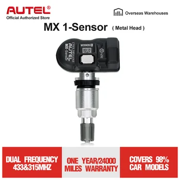 Autel Mx Sensor 433mhz 315mhz Metal Head Tyre Pressure Sensor Programmable Relearn Tire Pressure TPMS Universal Mx-Sensor
Autel Mx Sensor 433mhz 315mhz Metal Head Tyre Pressure Sensor Programmable Relearn Tire Pressure TPMS Universal Mx-Sensor