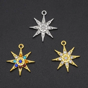5pcs/lot Fabulous Rainbow CZ Rhinestone Star Charm Pendant Wholesale DIY Supplies Finding Charms Top Quality
5pcs/lot Fabulous Rainbow CZ Rhinestone Star Charm Pendant Wholesale DIY Supplies Finding Charms Top Quality