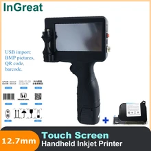 12.7mm Portable Handheld Inkjet Printer Touch Screen Laser coder 600DPI USB QR Bar code Production Date logo Label English
12.7mm Portable Handheld Inkjet Printer Touch Screen Laser coder 600DPI USB QR Bar code Production Date logo Label English