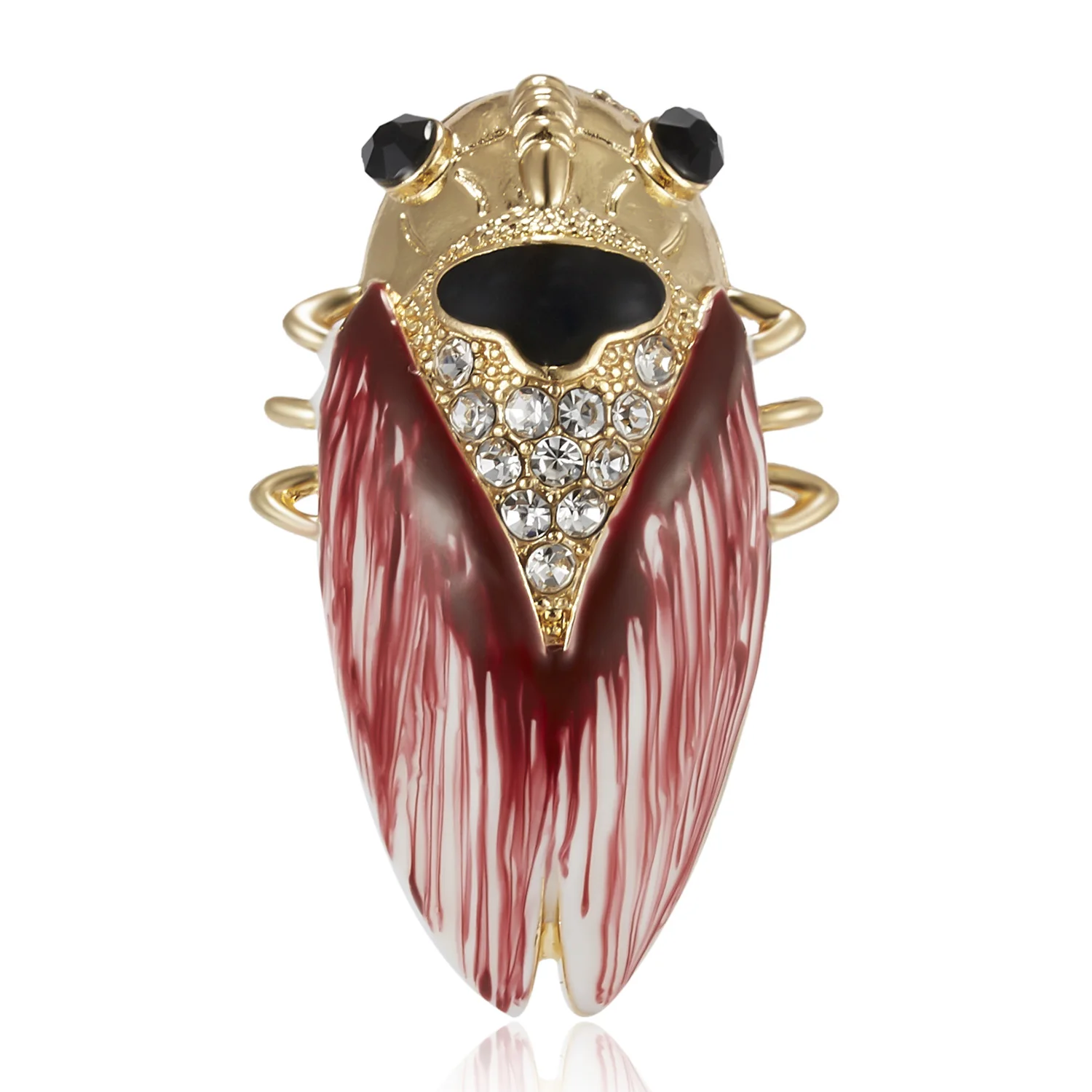 2019 Fashion Style Gold Color Alloy Enamel Cicada Brooches For Women Shiny Crystal Rhinestone Insect Coat Sweater Accessories
2019 Fashion Style Gold Color Alloy Enamel Cicada Brooches For Women Shiny Crystal Rhinestone Insect Coat Sweater Accessories