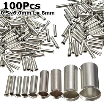100Pcs Tin-coated Copper Uninsulated Crimp Terminal 0.5mm2-6.0mm2 Bootlace Ferrules Cord End 22-10 AWG
100Pcs Tin-coated Copper Uninsulated Crimp Terminal 0.5mm2-6.0mm2 Bootlace Ferrules Cord End 22-10 AWG