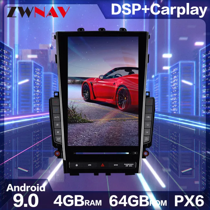 Android 9.0 Tesla Style GPS Navigation for Infiniti Q50L 2015-2018 Car Auto Radio Stereo Multimedia Player Head Unit Recorder
Android 9.0 Tesla Style GPS Navigation for Infiniti Q50L 2015-2018 Car Auto Radio Stereo Multimedia Player Head Unit Recorder
